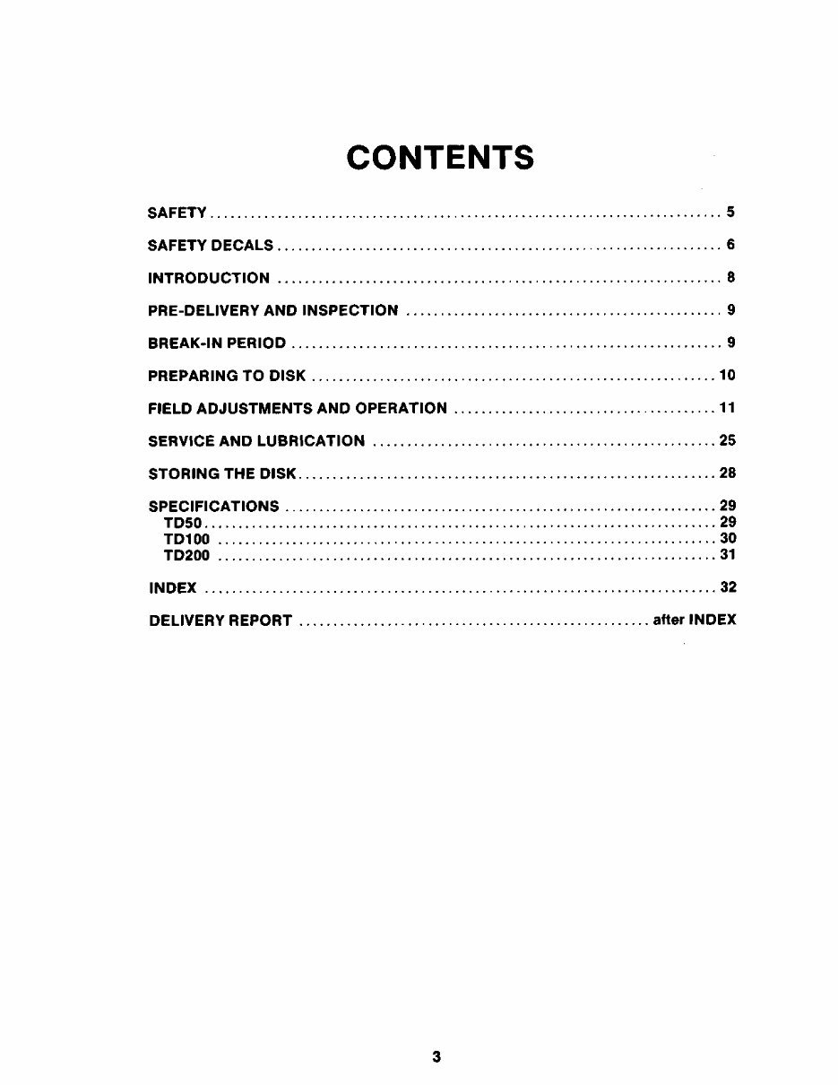 New Holland TD100, TD200, TD50 Operators Manual preview img 5