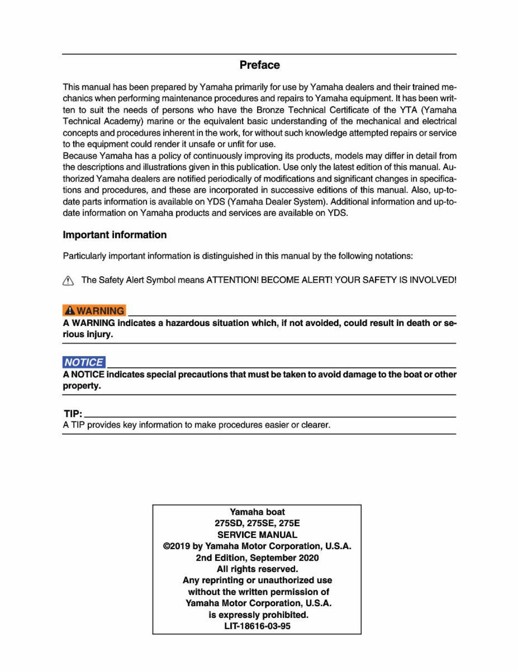 2024 Yamaha 275SE Service & Repair Manual preview img 3