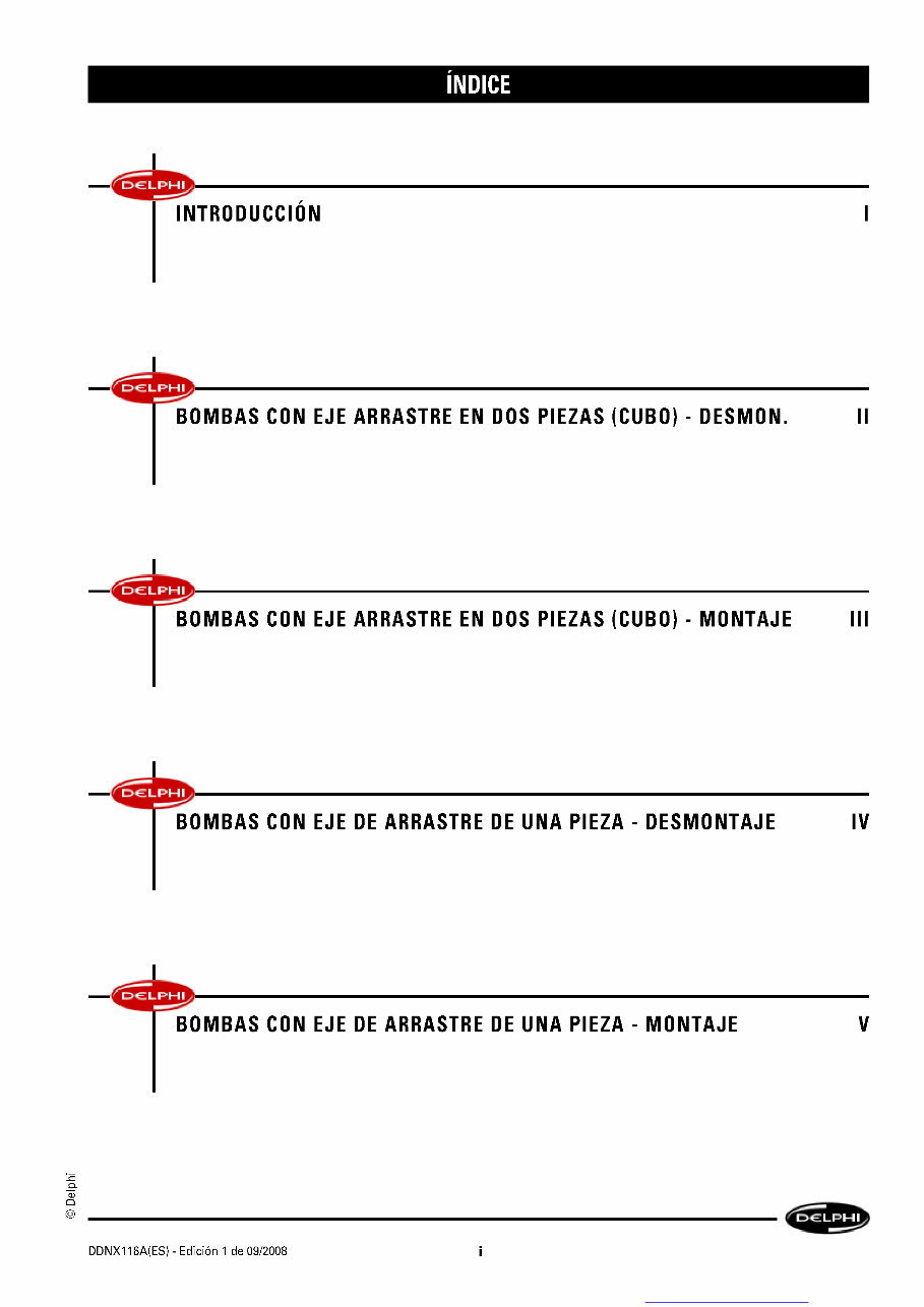 DELPHI PUMPS DPS Service Manual FRENCH preview img 3
