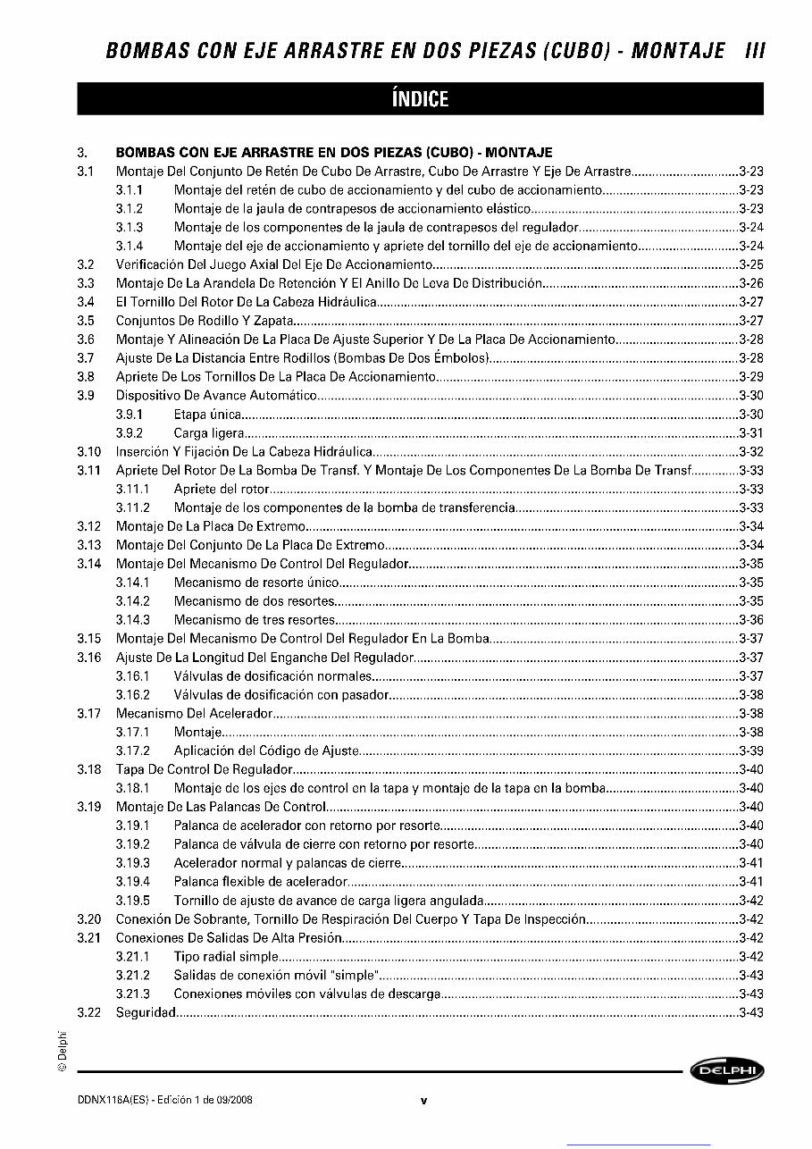 DELPHI PUMPS DPS Service Manual FRENCH preview img 7
