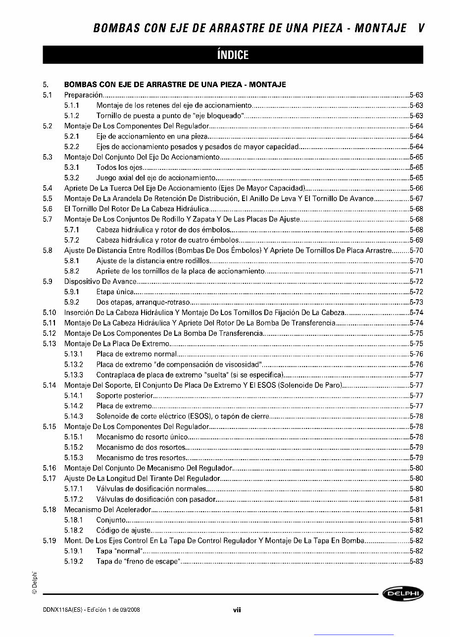 DELPHI PUMPS DPS Service Manual FRENCH preview img 9