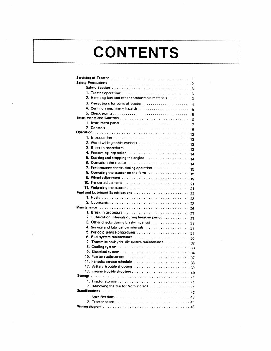 KUBOTA M4500 M5500 M7500 Tractor Operators Manual preview img 7