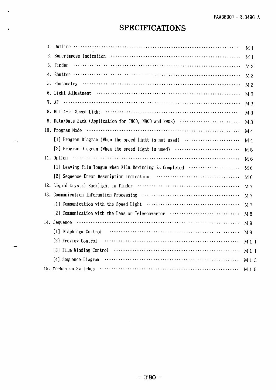 NIKON F80 N80 Service Repair Manual preview img 2