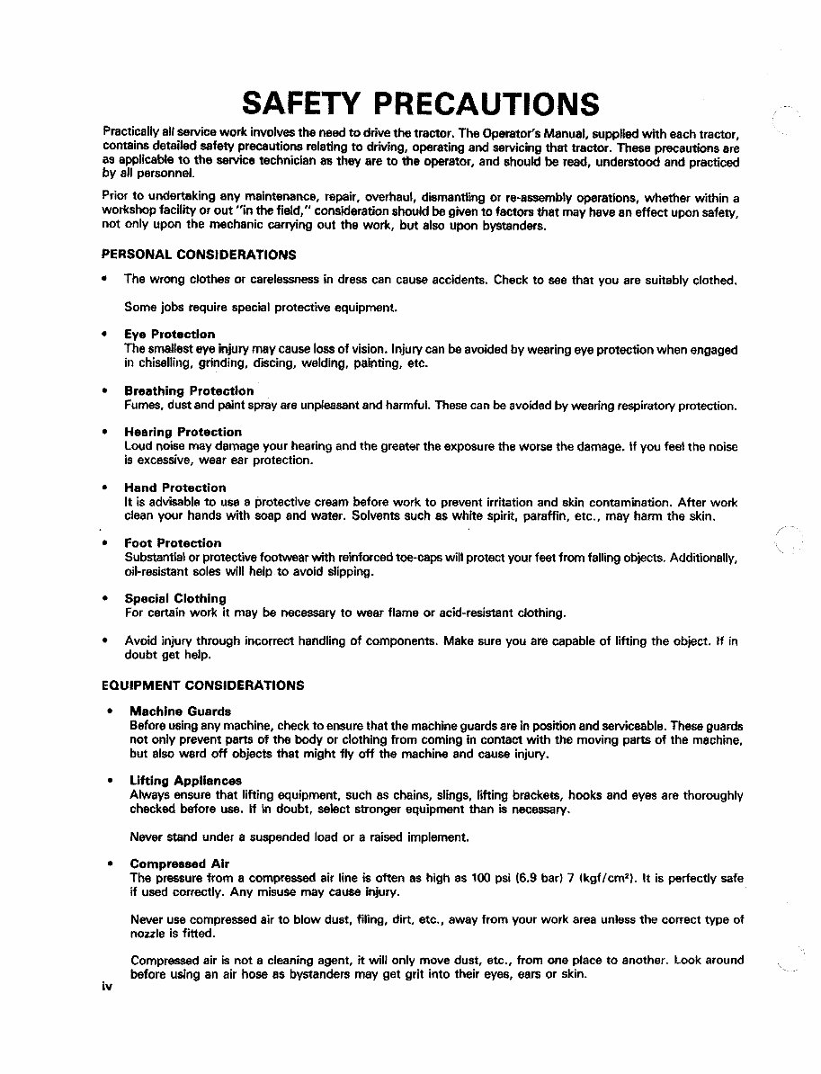 Ford New Holland 1715 Tractor Service Repair Shop Manual Workshop preview img 5