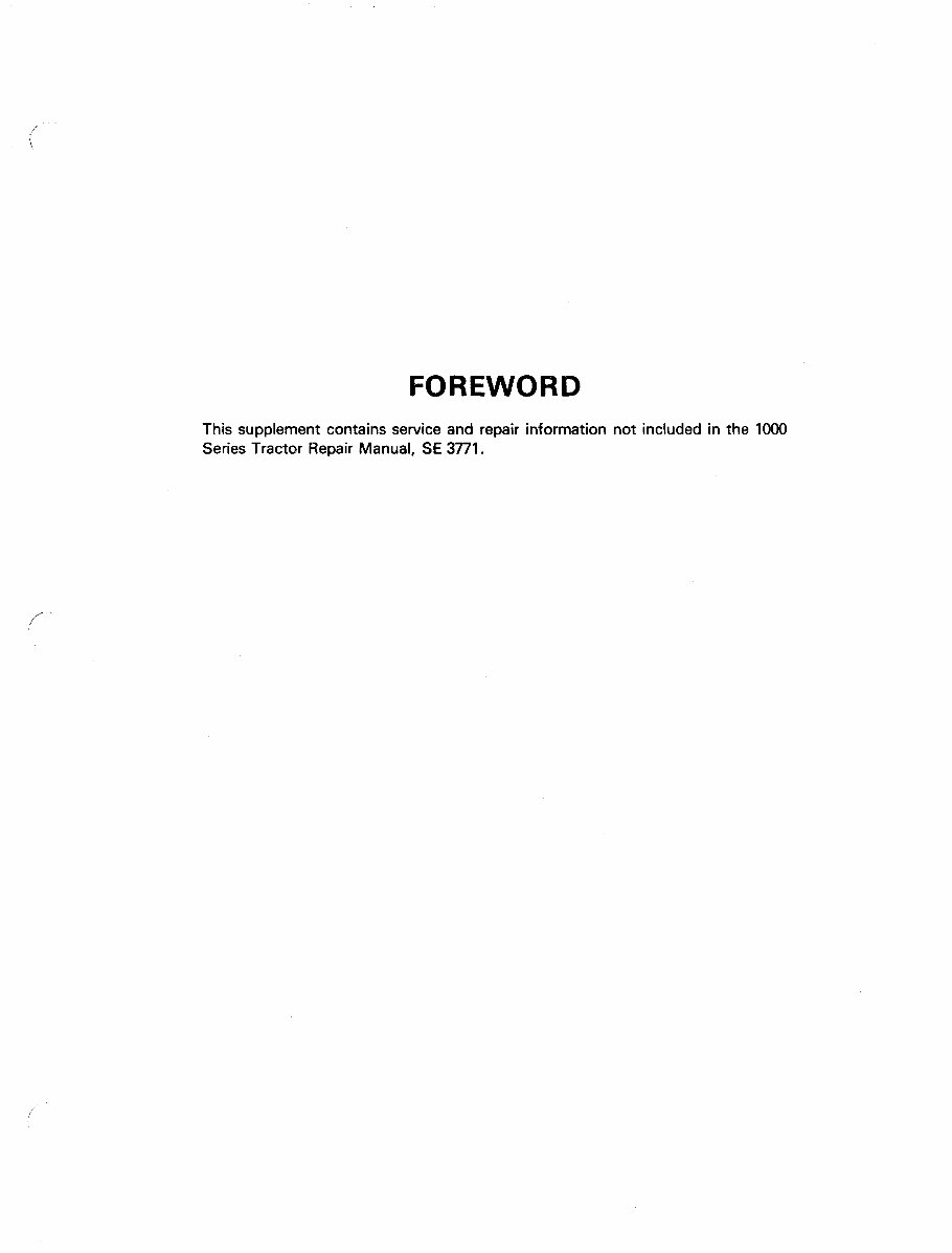 Ford 1900 3 Cylinder Compact Tractor Parts Catalog preview img 4