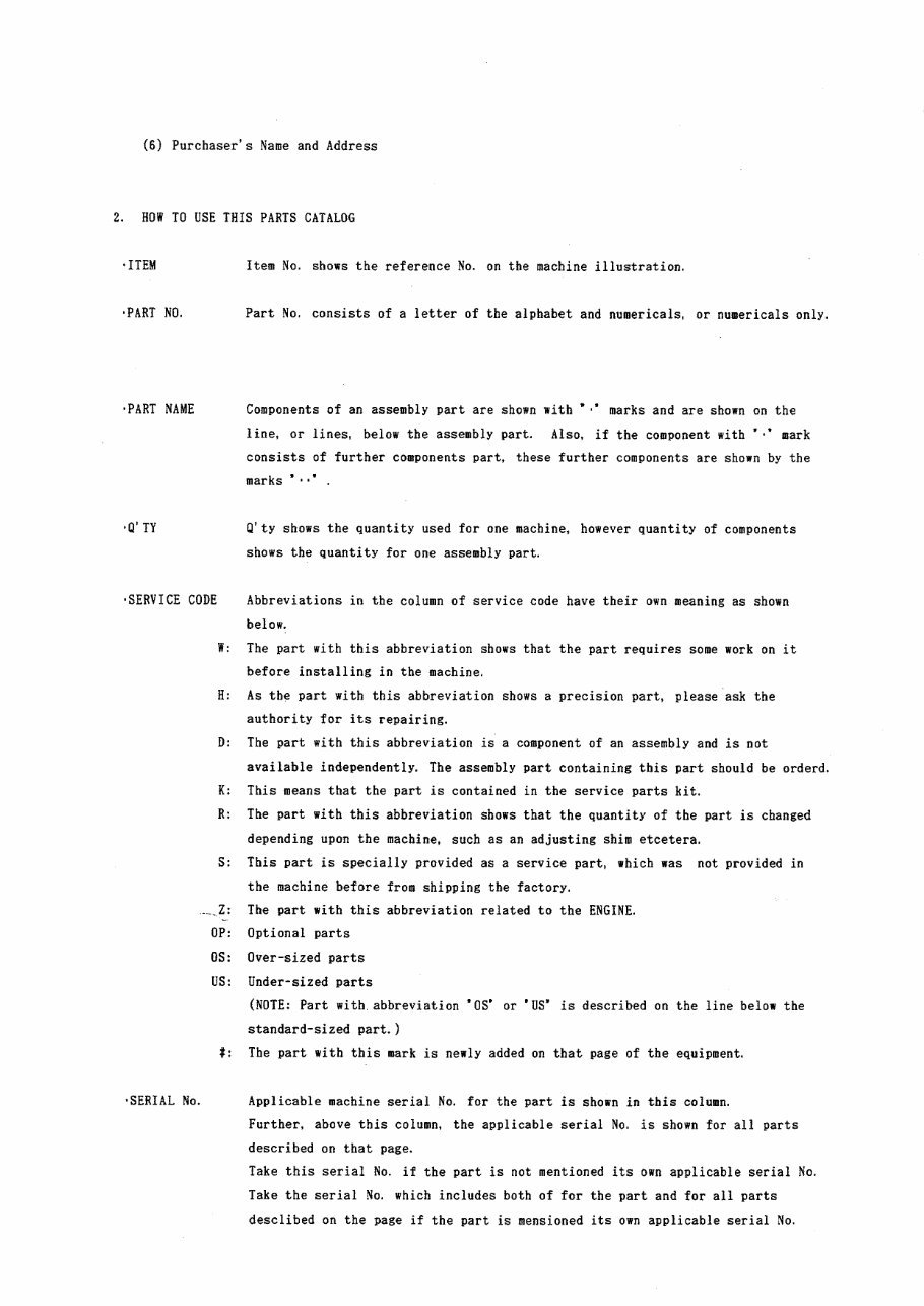 Hitachi EX120-2 Equipment Components Parts Catalogue Manual (Serial No. 30001 and up) preview img 5