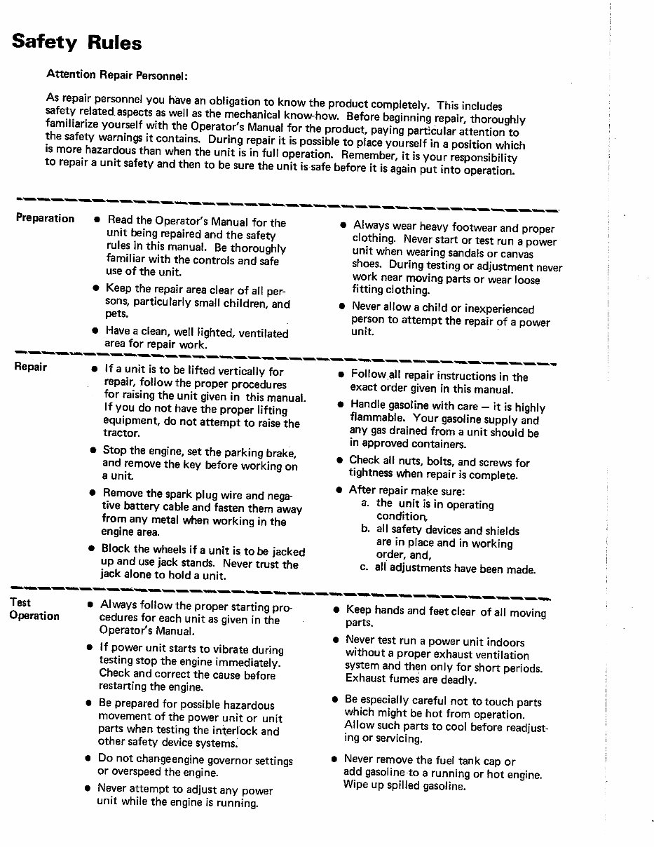Simplicity 4040,4041,9020 Power Max Tractor Workshop Service Repair Manual preview img 9