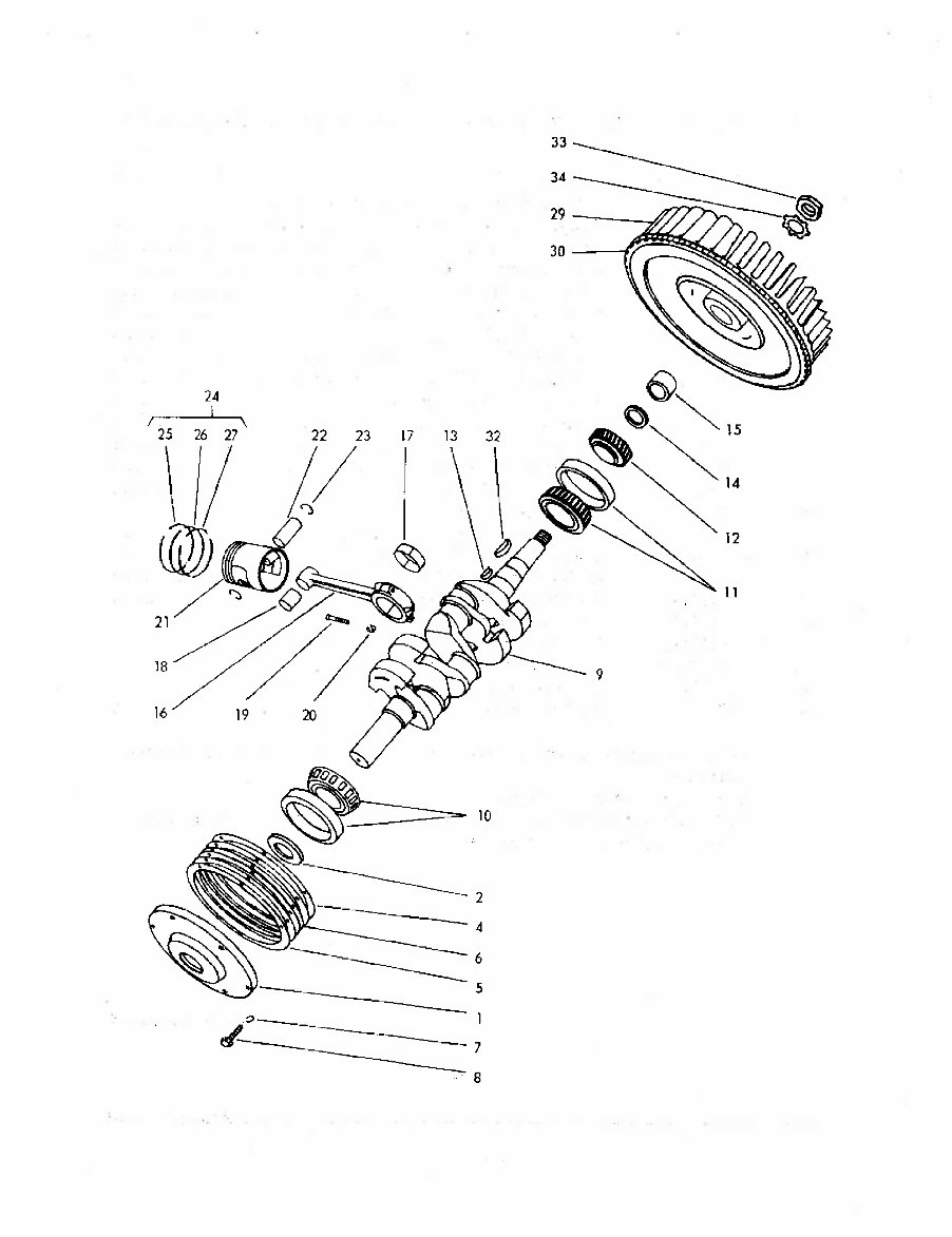 Wisconsin Engine parts manual W4 1770 IPL preview img 8