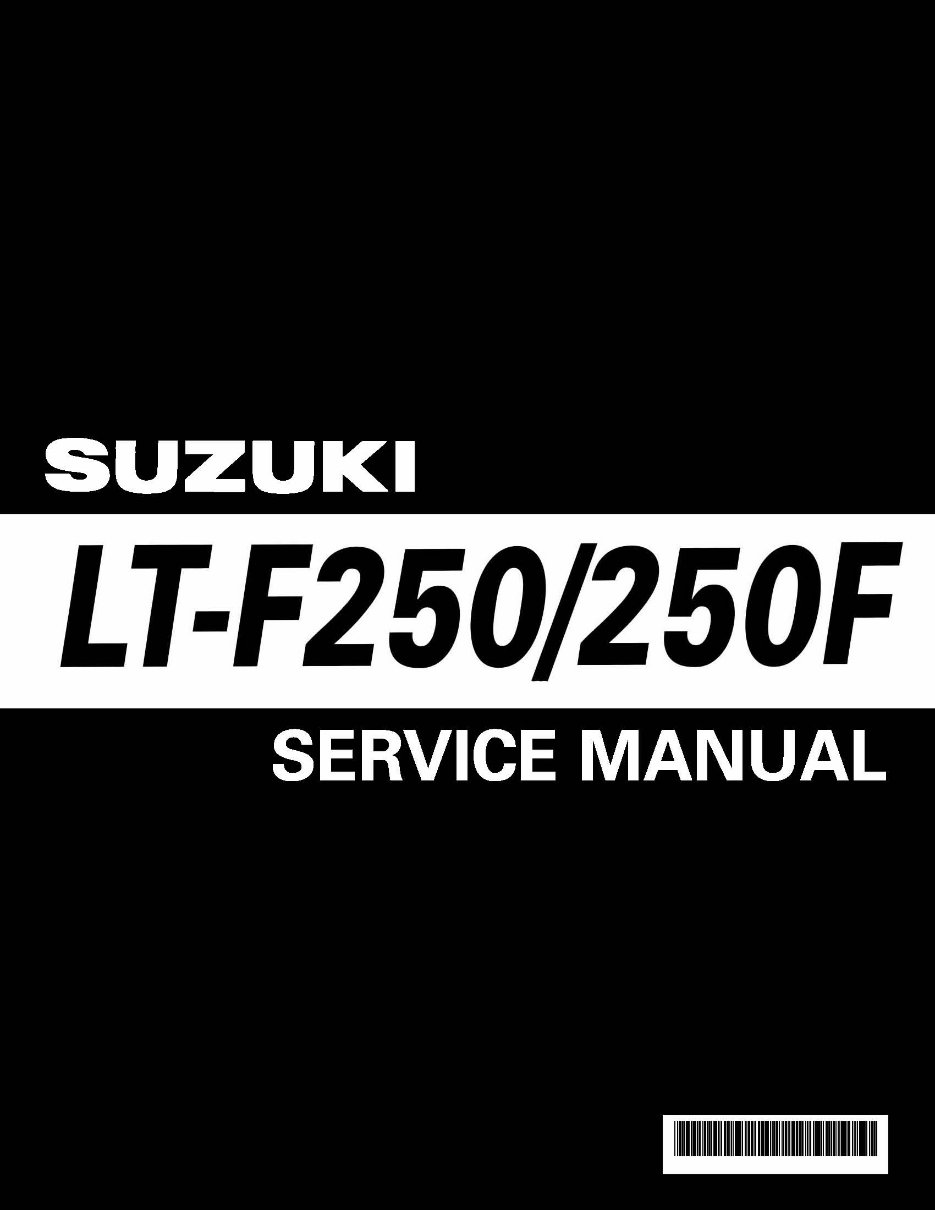 1999-2002 Suzuki Quadrunner 250 (LT-F250/LT-F250F) Service & Repair Manual preview img 1