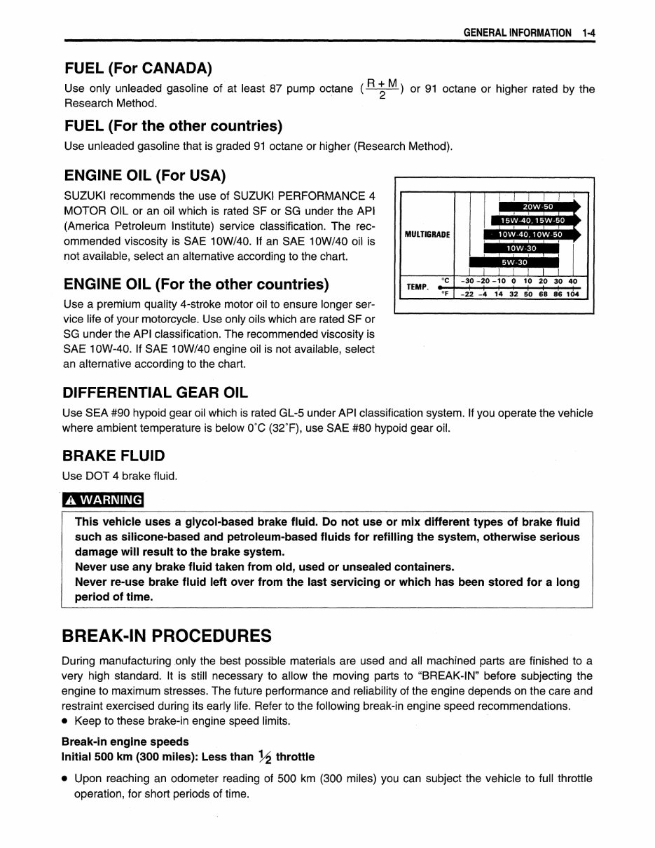 1999-2002 Suzuki Quadrunner 250 (LT-F250/LT-F250F) Service & Repair Manual preview img 9