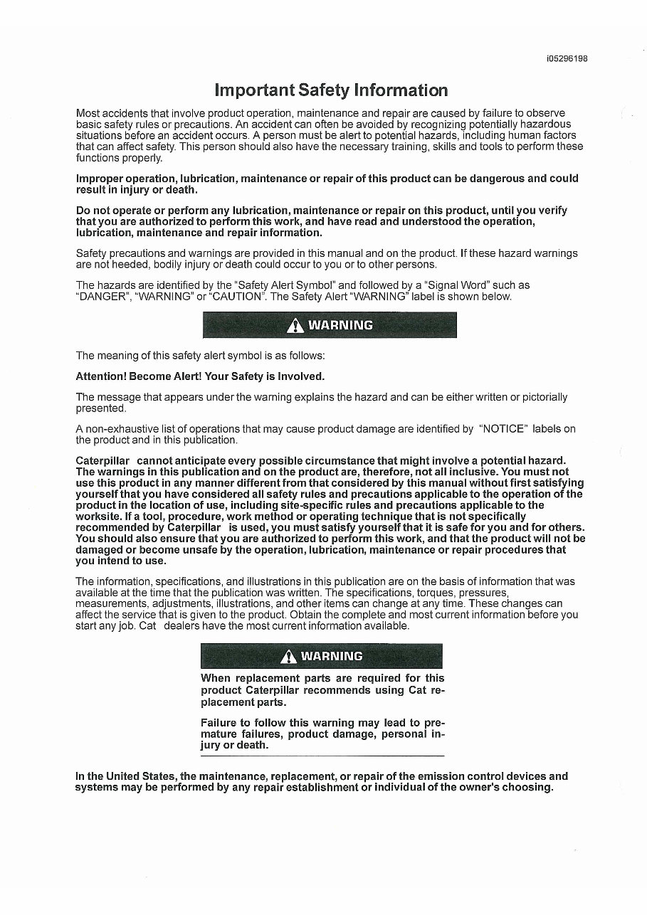 Chieftain 1700 powerscreen operators and parts manual preview img 2