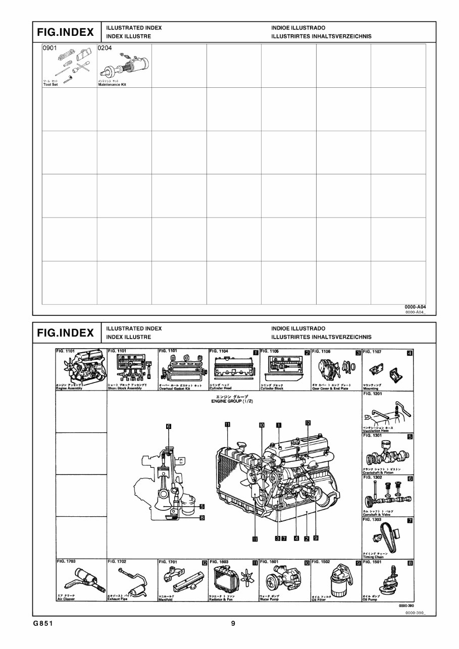 Toyota LPG Forklift Truck 8FGU15, 8FGU18, 8FGU20, 8FGU25, 8FGU30, 8FGU32, 8FGCU20, 8FGCU25, 8FGCU30, 8FGCU32 Parts Manual preview img 9
