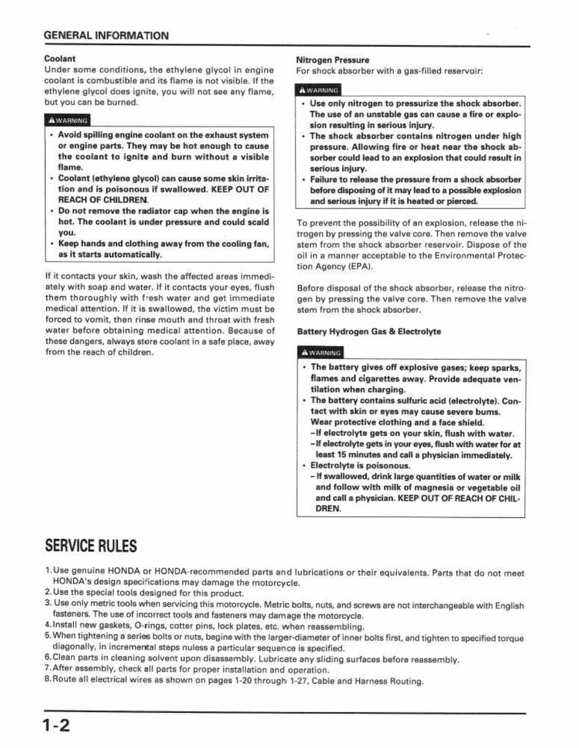 1995-1998 Honda CBR600F3 Service Repair Manual ( 95 96 97 98 ) preview img 7