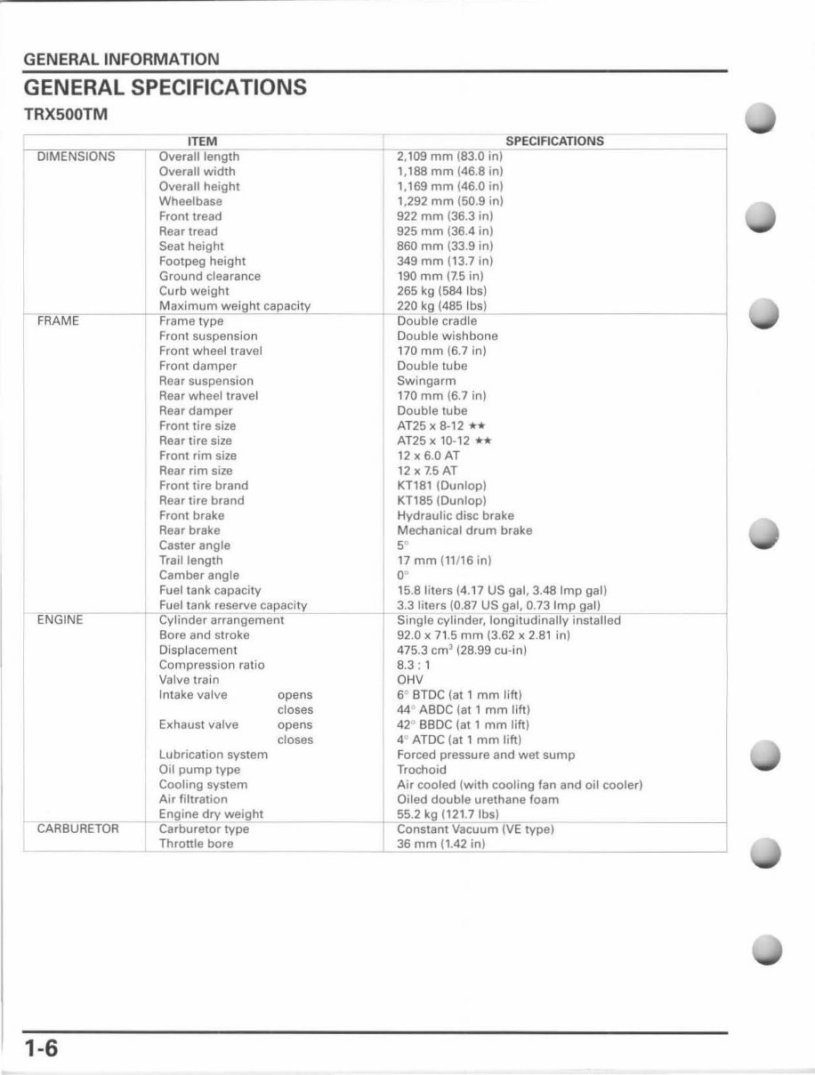 2005-2011 Foreman 500 Trx500 Service & Repair Manual preview img 10