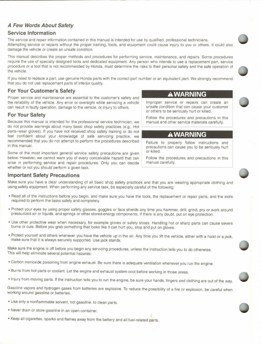 2005-2011 Foreman 500 Trx500 Service & Repair Manual preview img 2