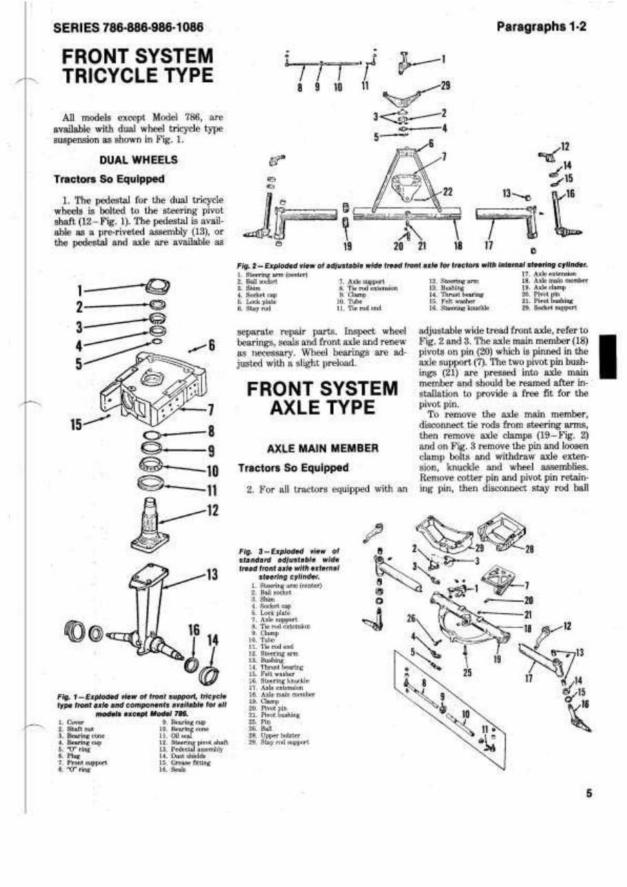 IH International Harvester 986 1086 Workshop Service Manual preview img 5