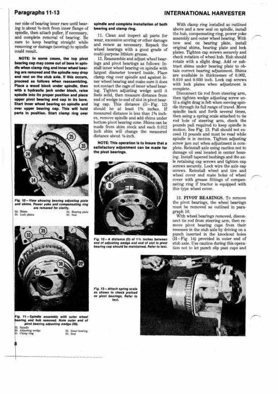 IH International Harvester 986 1086 Workshop Service Manual preview img 8