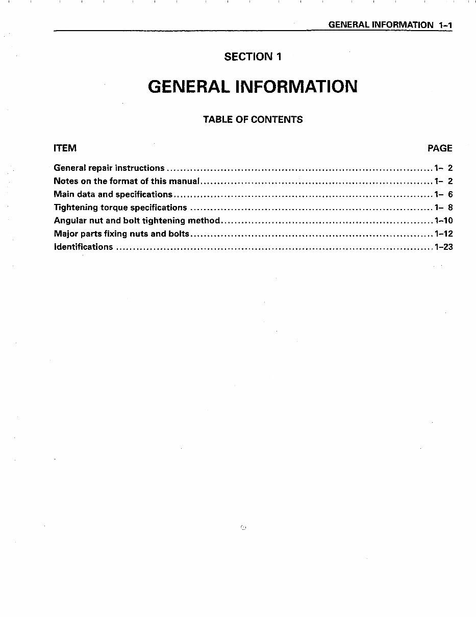 ISUZU Diesel Engine 6BG1 Instruction Manual preview img 3