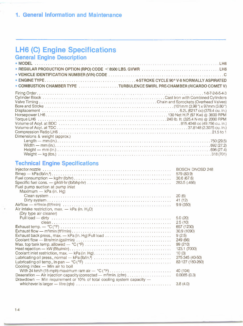 GM 6.2 Liter Diesel Engine service training manual preview img 10