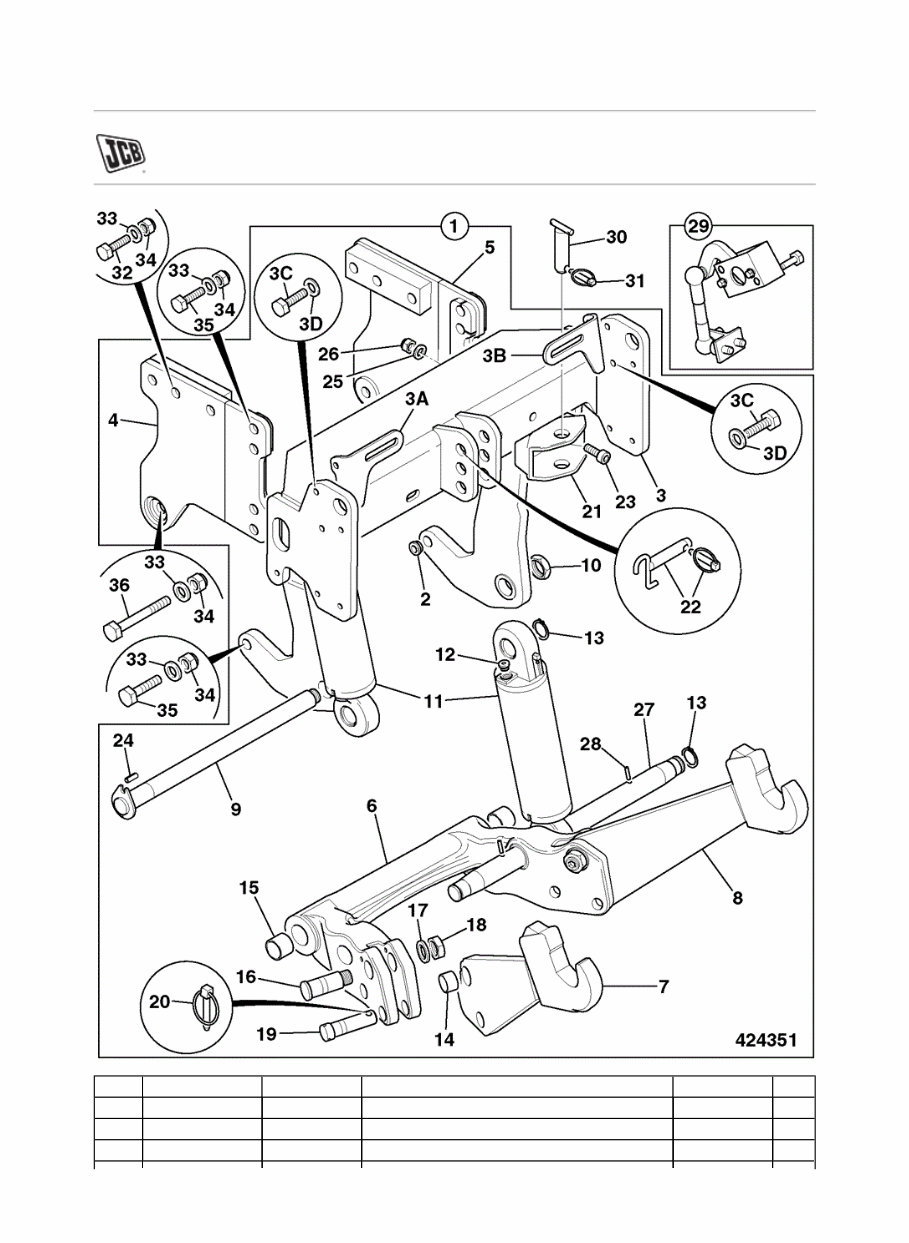 JCB 3190 FASTRAC Parts Catalogue Manual (SN: 00643011-00644999) preview img 10
