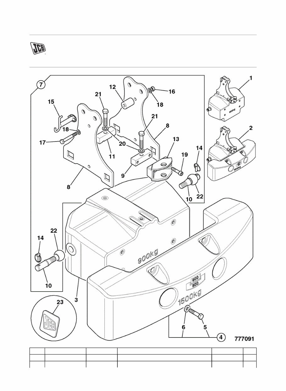 JCB 3190 FASTRAC Parts Catalogue Manual (SN: 00643011-00644999) preview img 6