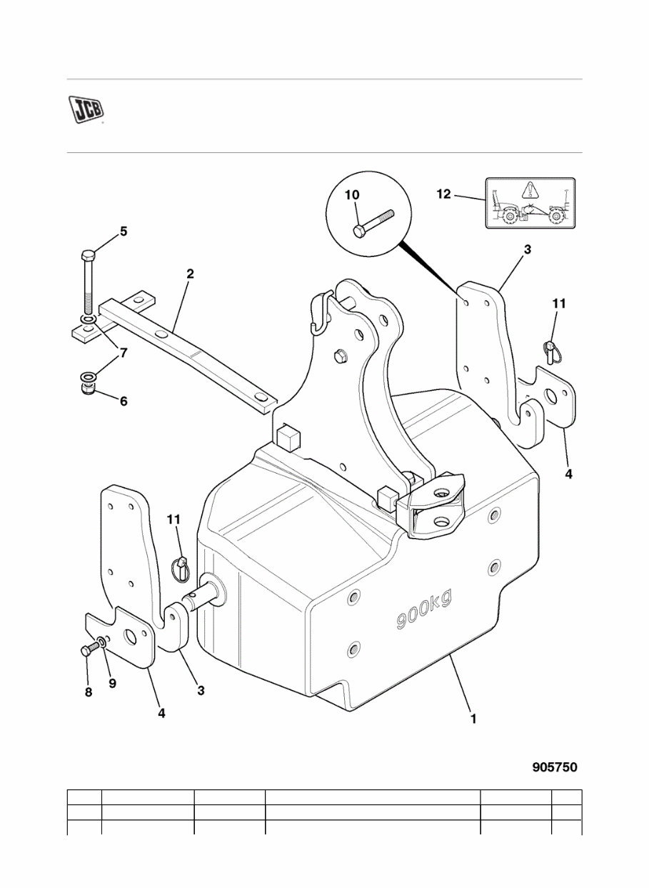 JCB 3190 FASTRAC Parts Catalogue Manual (SN: 00643011-00644999) preview img 8