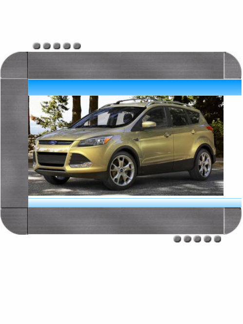 2013-2015 Ford Escape Service & Repair Manual preview img 1