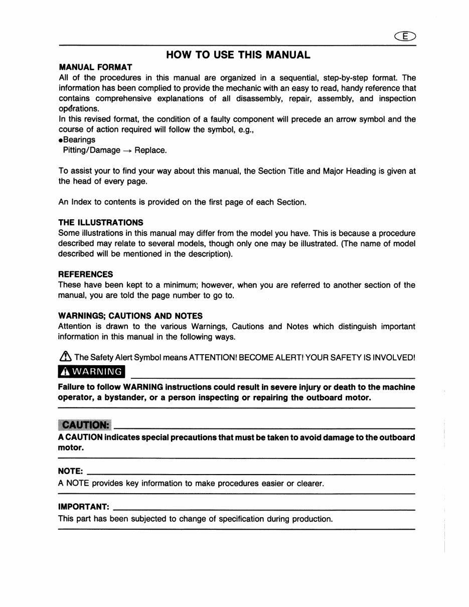 1991 Yamaha WAVE RUNNER III Service & Repair Manual preview img 2