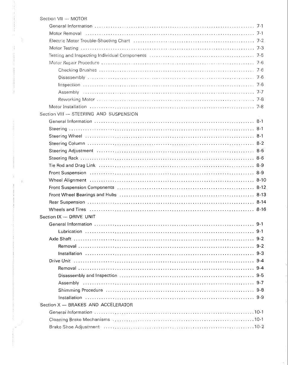 1986-1991 Club Car DS Electric Vehicle and Golf Cart Repair Manual preview img 9