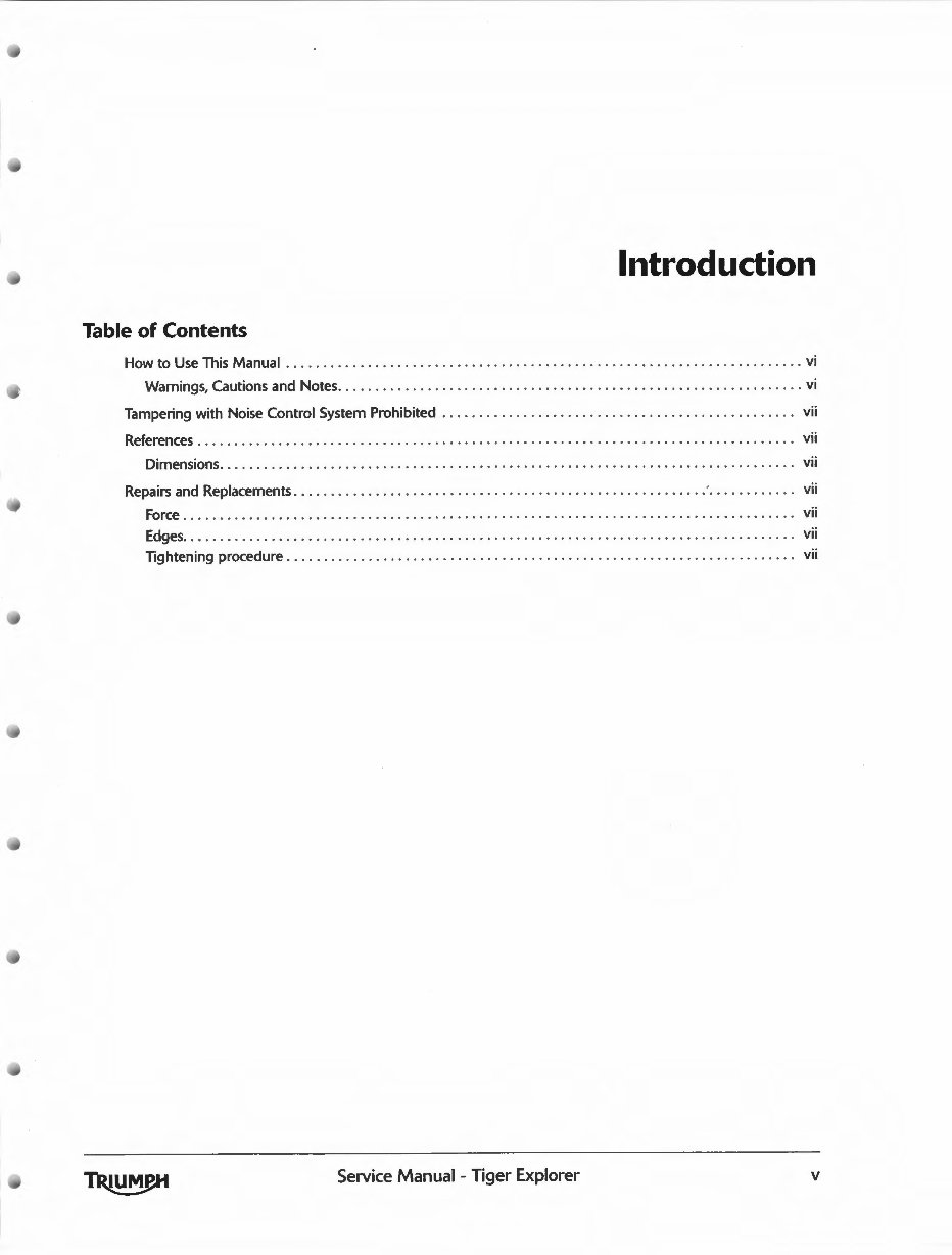 2012-2015 Triumph Tiger Explorer 1200 & Explorer 1200 XC Service & Repair Manual preview img 5
