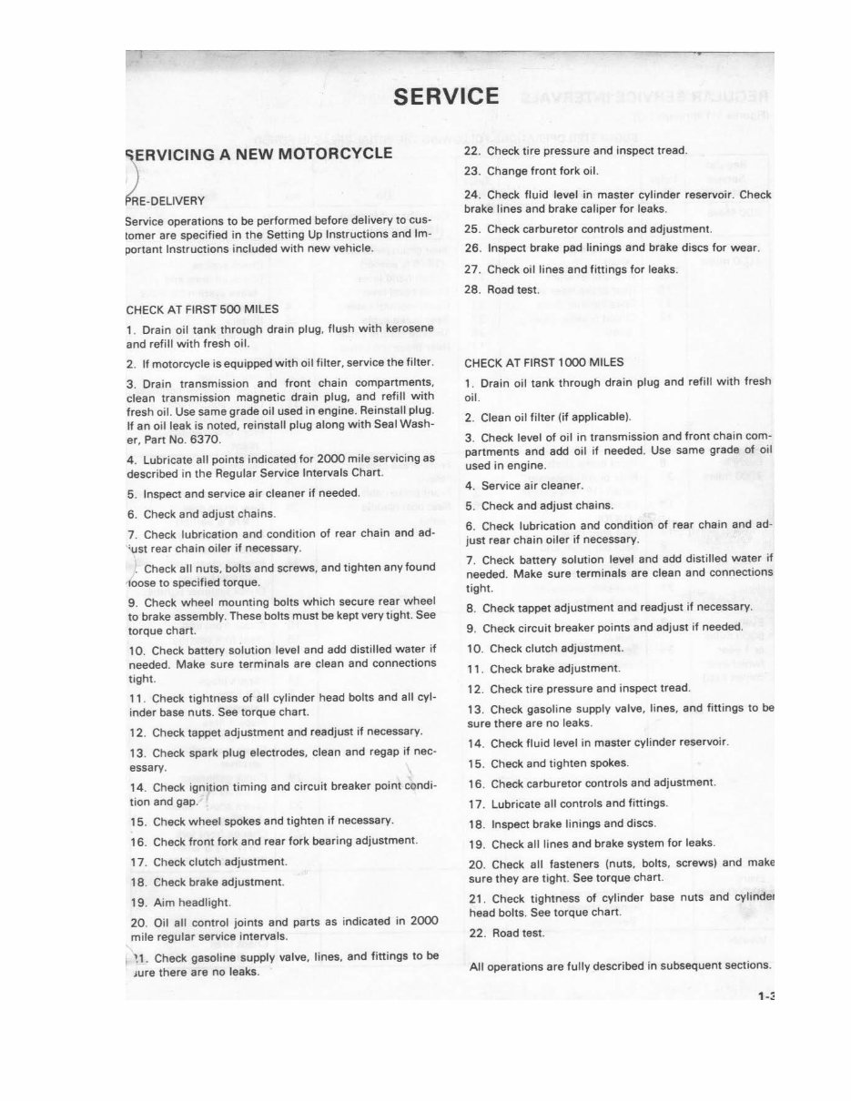Harley Davidson Sportster XL1000 XL-1000 1970-1978 Manual preview img 10