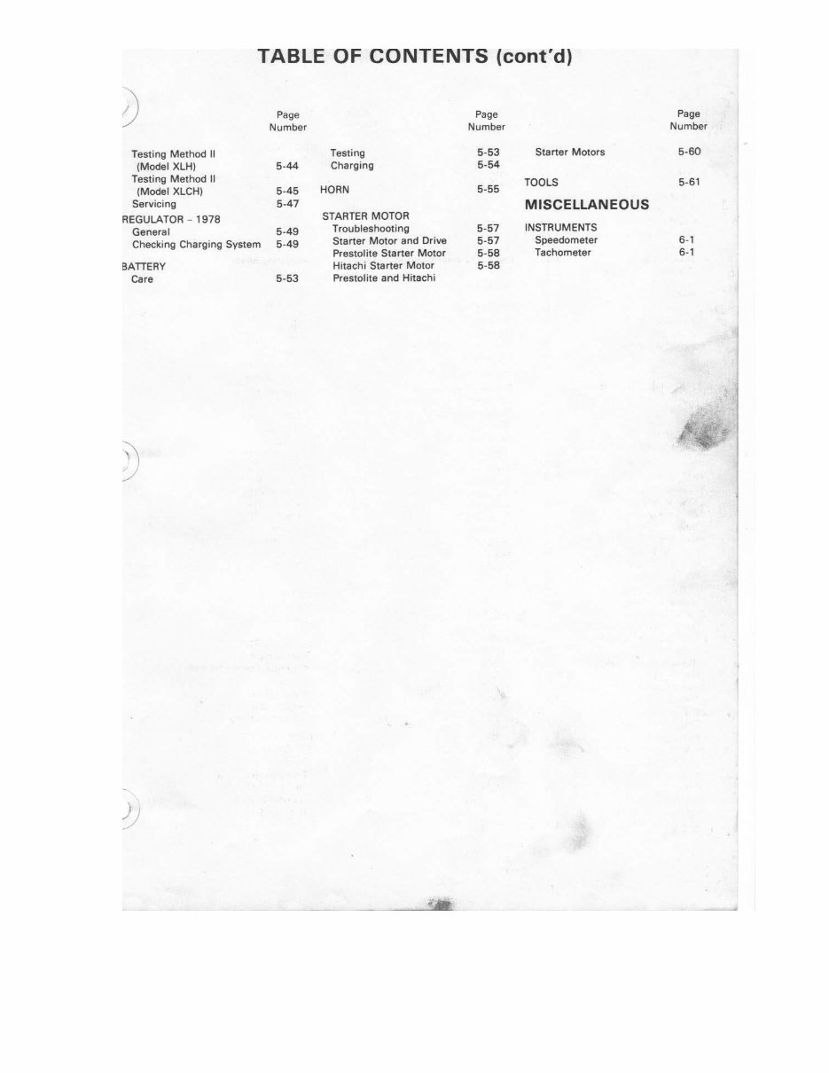 Harley Davidson Sportster XL1000 XL-1000 1970-1978 Manual preview img 6