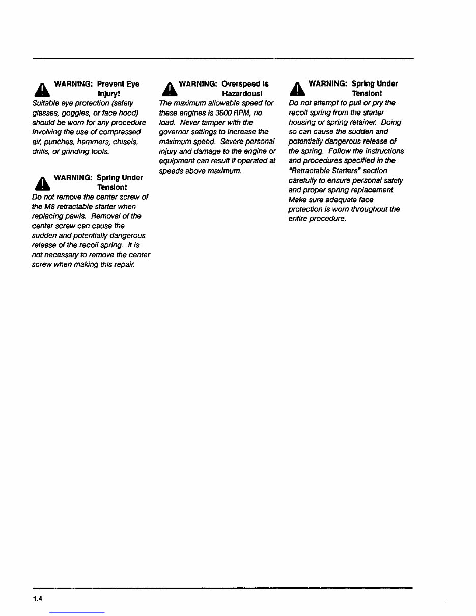 KOHLER MAGNUM Model M16 16HP Engine Full Service & Repair Manual preview img 6