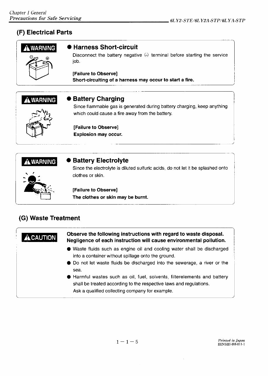 Yanmar 6LY2-STE/6LY2A-STP/6LYA-STP Marine Diesel Engines OEM Service & Repair Manual preview img 10