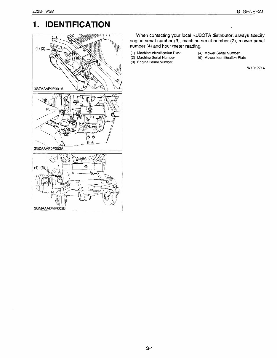 Kubota ZD25F Zero Turn Mower Complete Workshop Service Repair Manual preview img 3