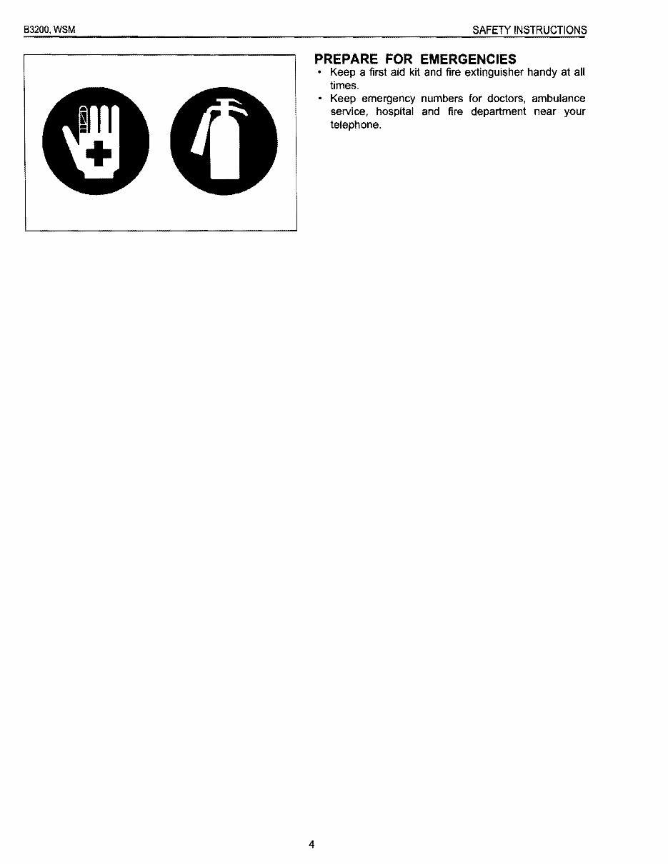 Kubota B3200 Tractor OEM Service & Repair Manual preview img 4