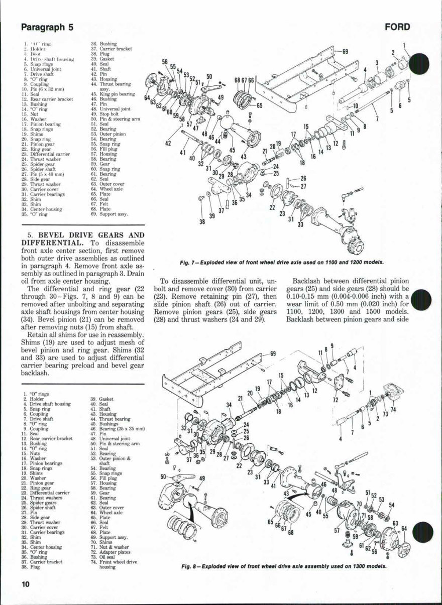 Ford 2110 tractor Workshop Service Manual for Repair. preview img 10