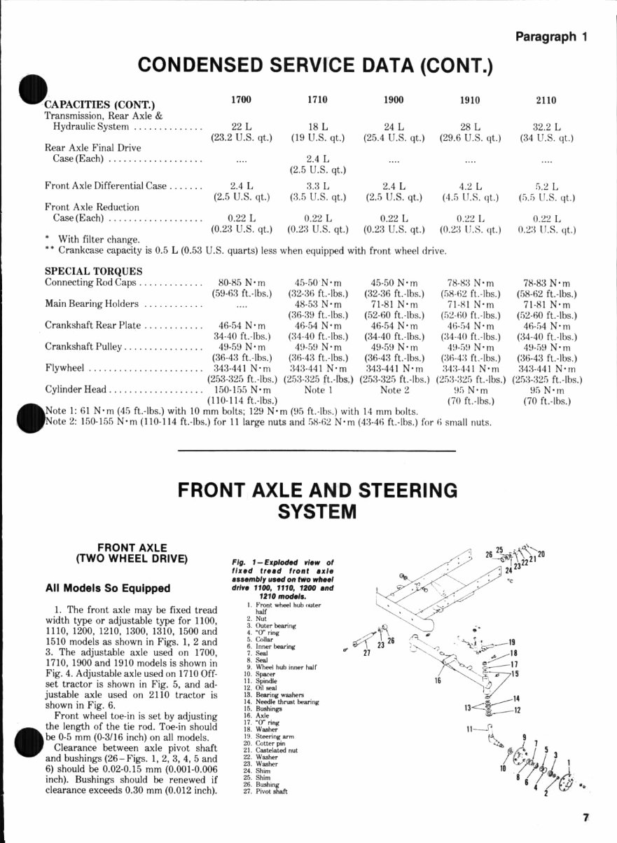 Ford 2110 tractor Workshop Service Manual for Repair. preview img 7