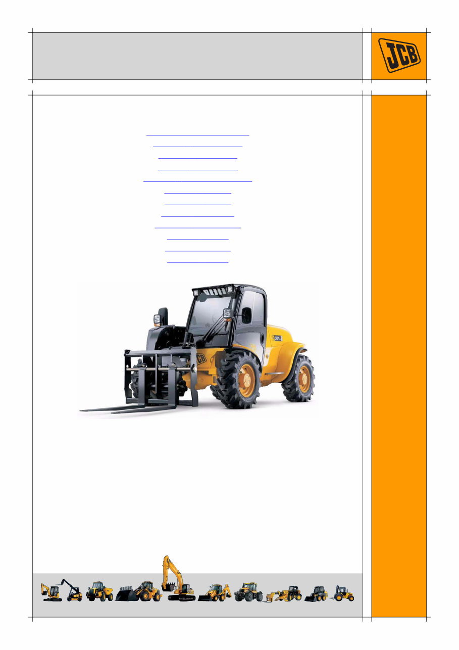 JCB 520-40 524-50 527-55 Telescopic Handler Service Repair Workshop Manual INSTANT preview img 1