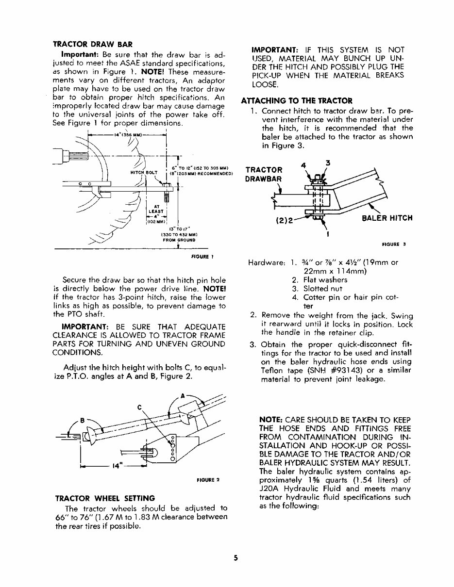 NEW HOLLand 845 ROUND BALER Operators Manual preview img 7