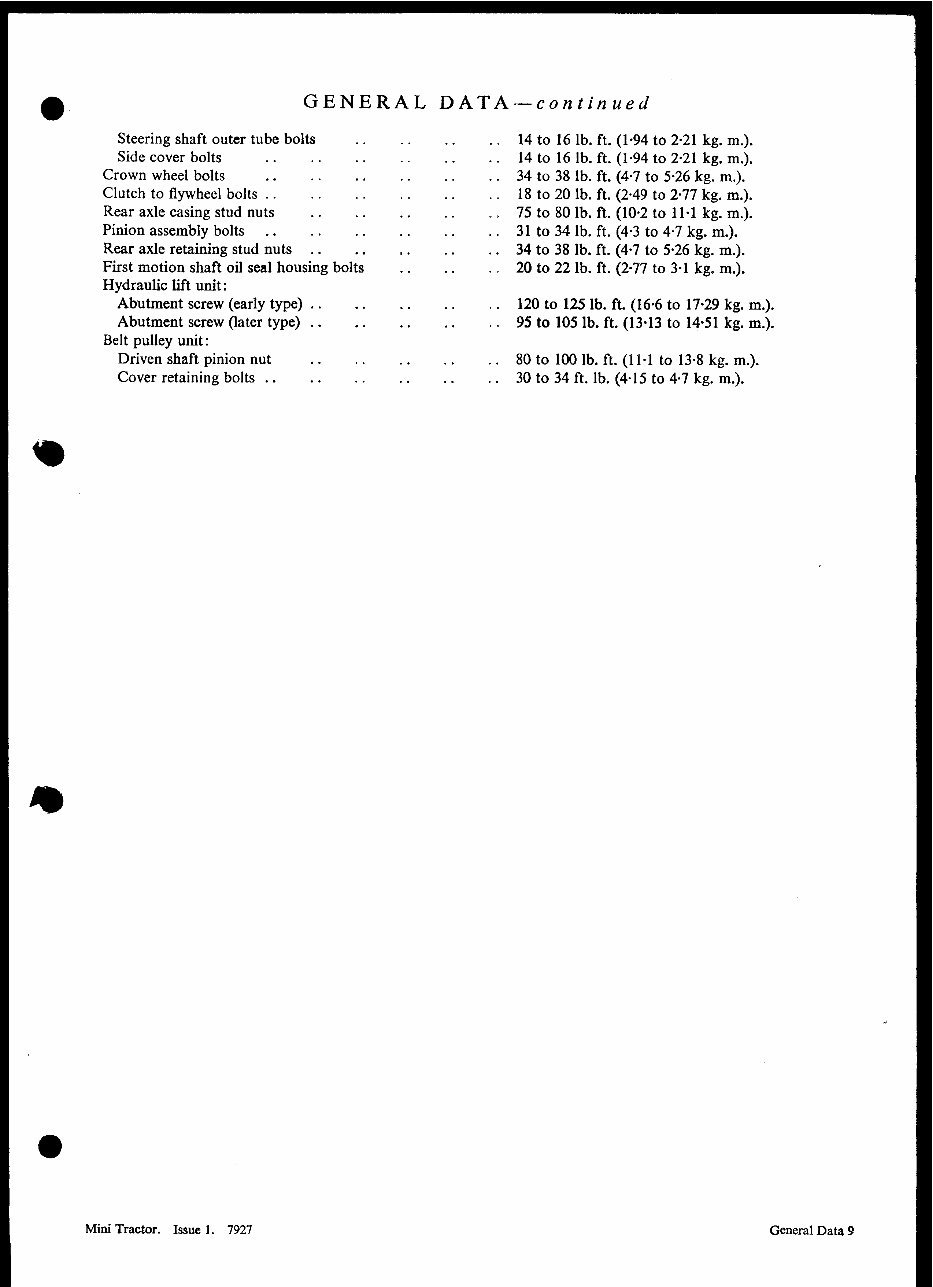 BMC Mini tractor Workshop Service Manual for Repair preview img 10