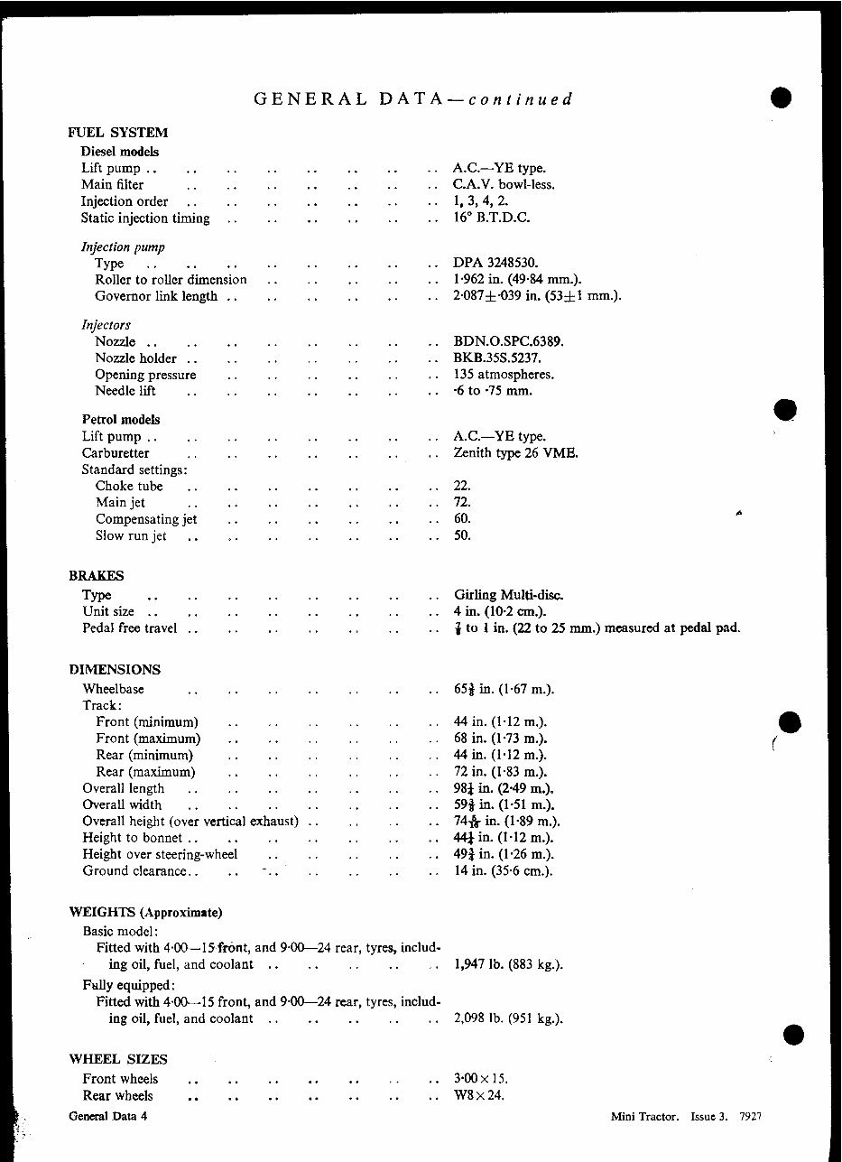 BMC Mini tractor Workshop Service Manual for Repair preview img 5