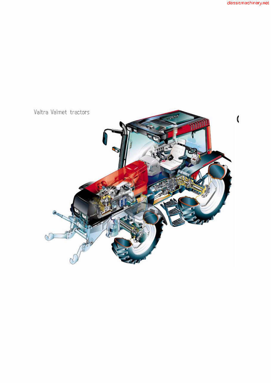 Valtra Valmet 6750 Hi Tractor Workshop Service Manual preview img 1