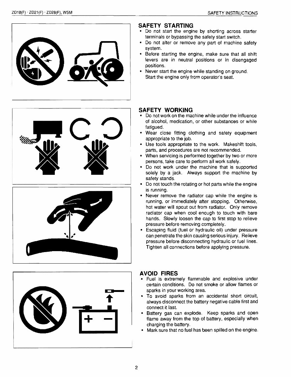 Kubota ZD28 Zero Turn Mower Workshop Service Manual preview img 2