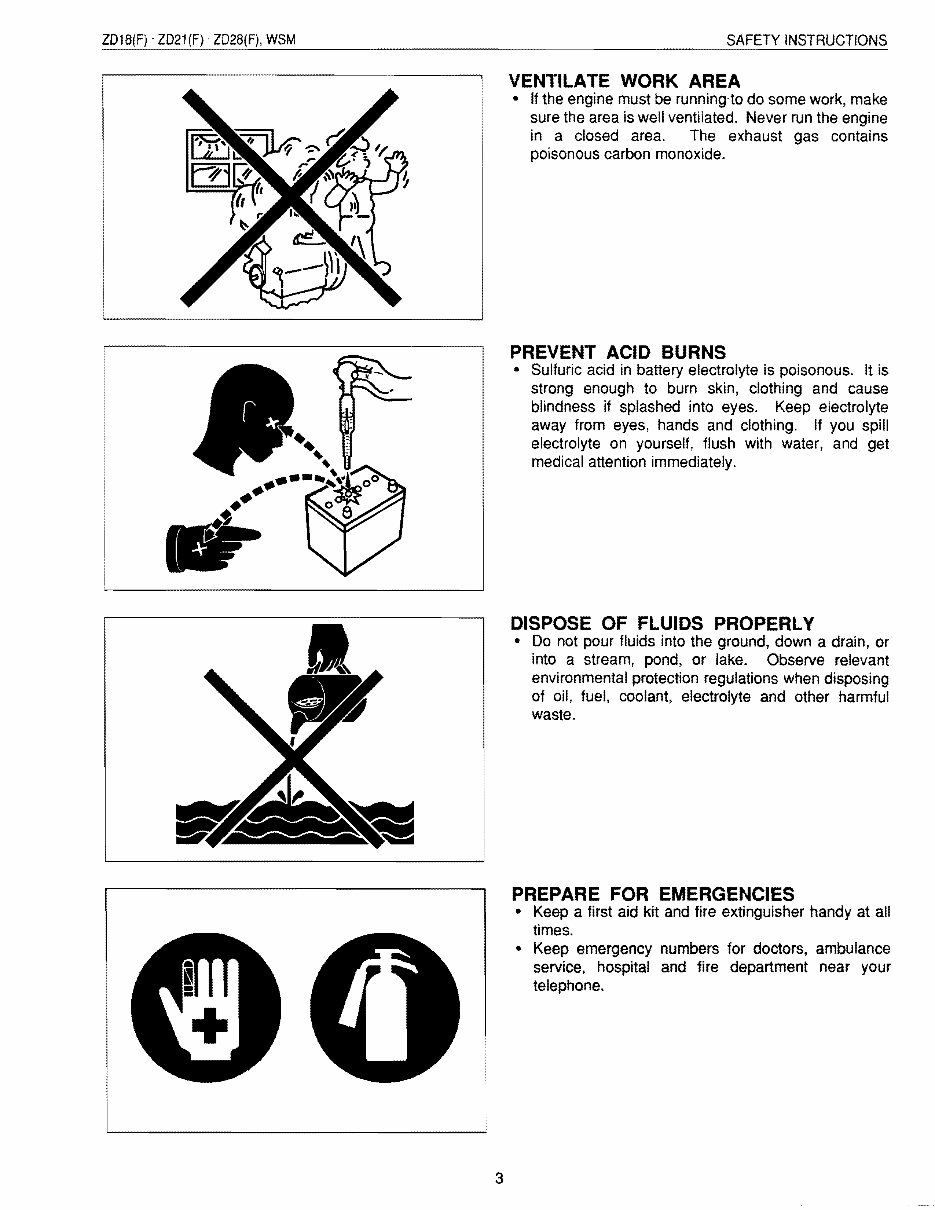 Kubota ZD28 Zero Turn Mower Workshop Service Manual preview img 3