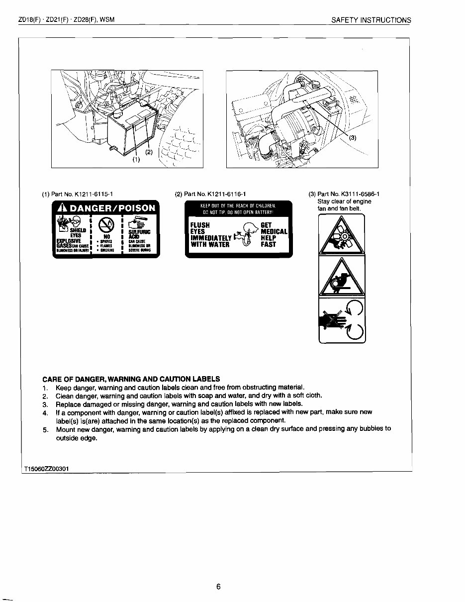 Kubota ZD28 Zero Turn Mower Workshop Service Manual preview img 6