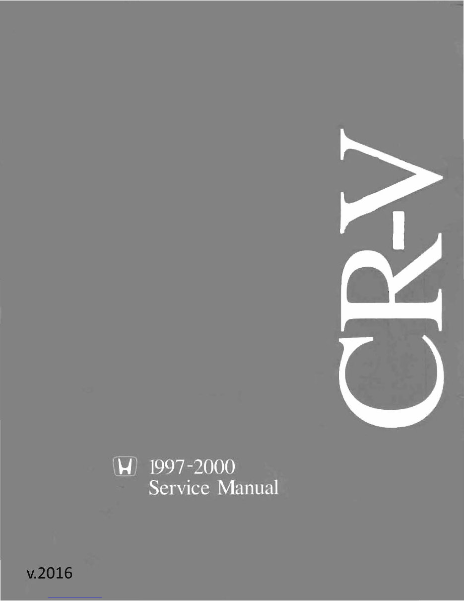 1997-2002 Honda CR-V Service & Repair Manual preview img 1