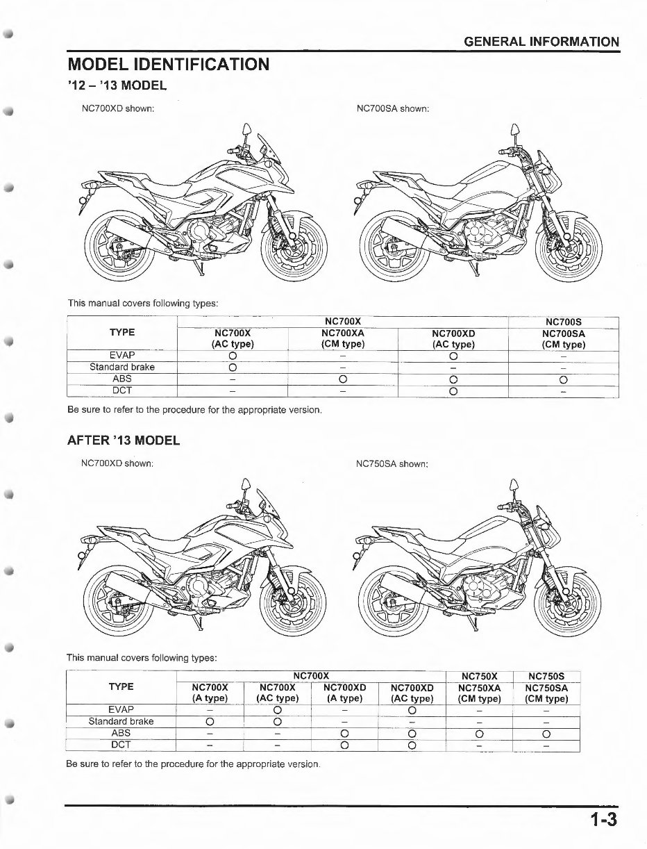 2012-2015 Honda NC700/NC750 Service & Repair Manual preview img 8