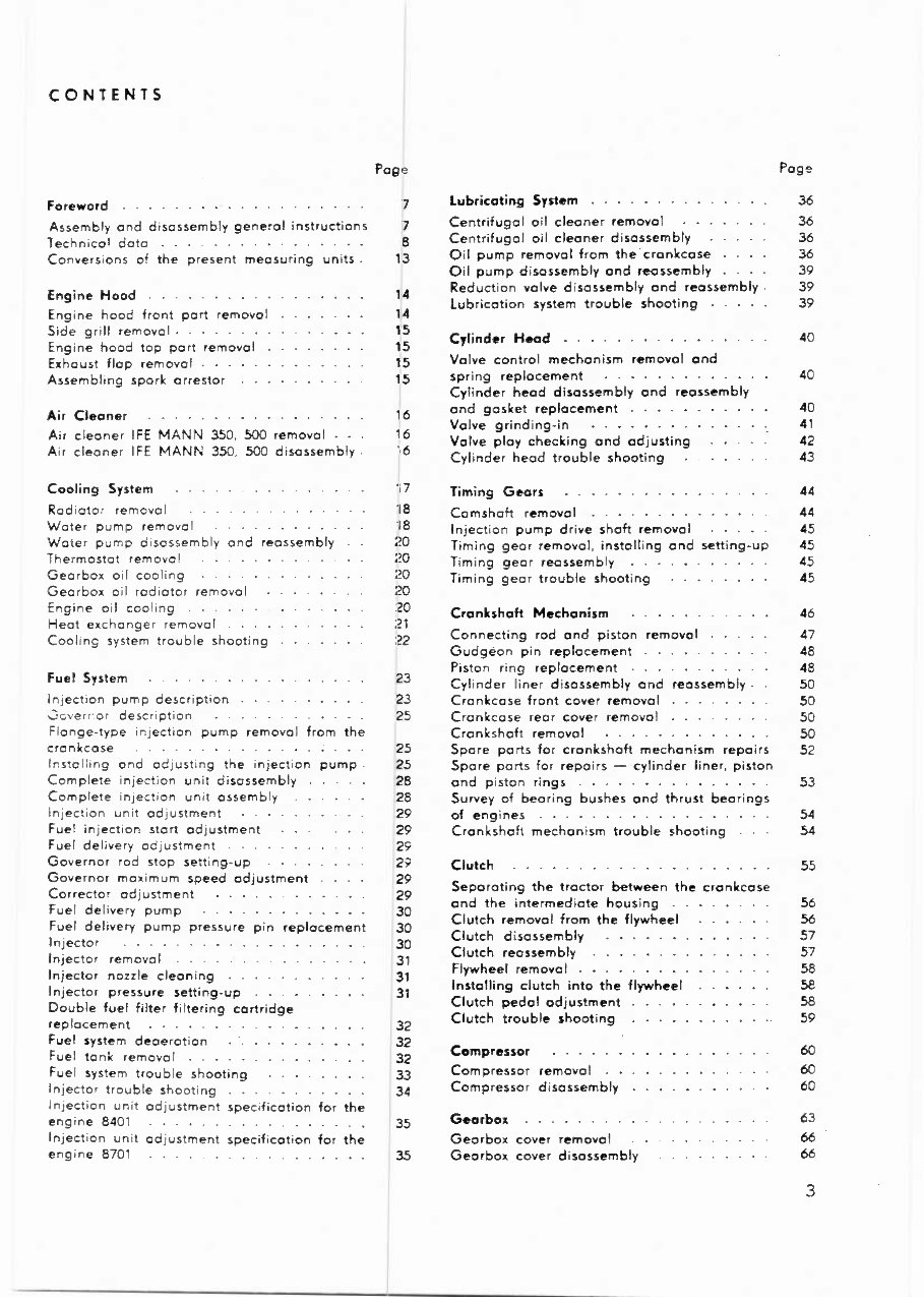 Zetor 8045 tractor Workshop Repair Service Manual preview img 3
