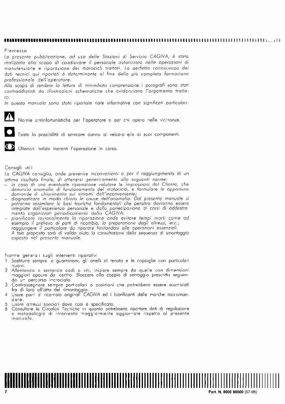 Cagiva Gran Canyon Workshop Service Repair Manual preview img 2